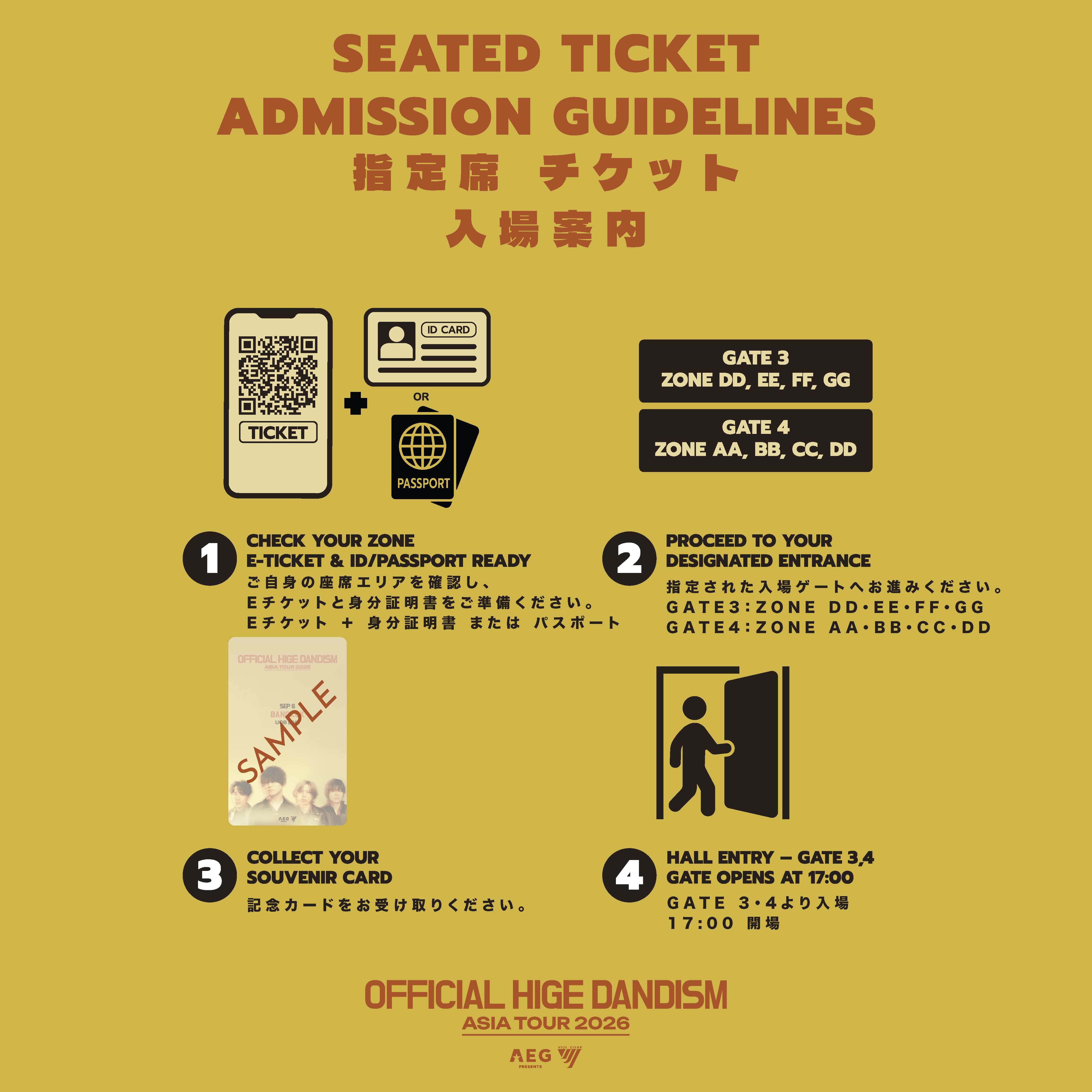 ASIA TOUR 2026｜Official髭男dism